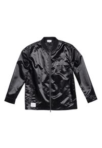 Kurtka Mitchell & Ness satin sports. Kolor: czarny. Materiał: satyna #1