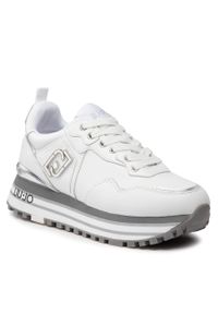 Sneakersy Liu Jo Maxi Wonder 01 BF2095 P0102 White 01111. Kolor: biały. Materiał: skóra