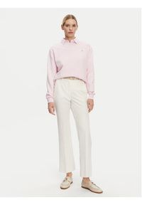 TOMMY HILFIGER - Tommy Hilfiger Bluza WW0WW45980 Różowy Regular Fit. Kolor: różowy. Materiał: bawełna #3