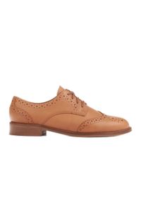 Marco Shoes Półbuty z ozdobną perforacją brązowe. Kolor: brązowy #6