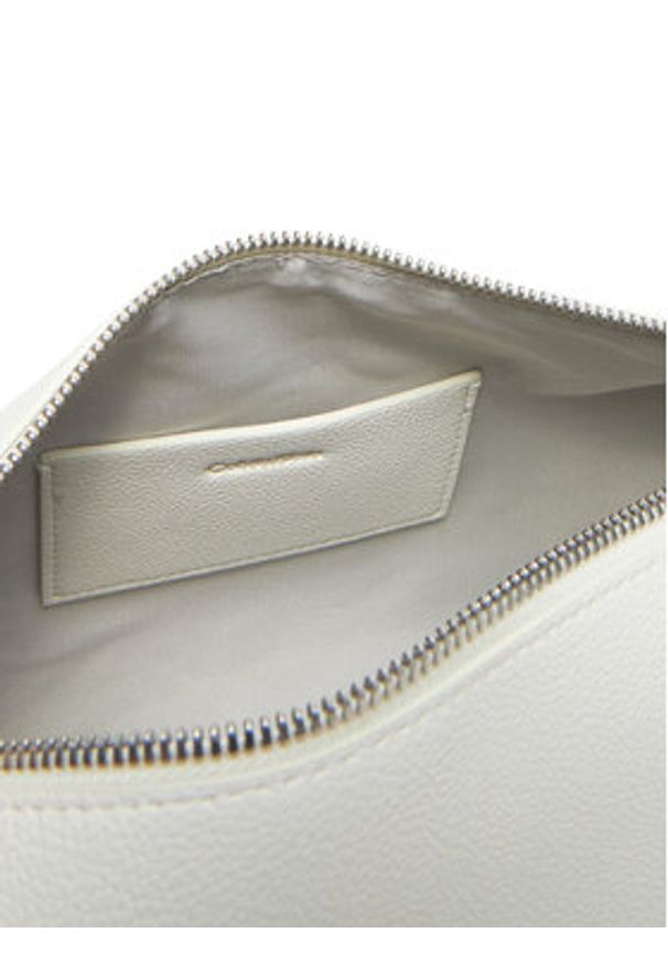 Calvin Klein Jeans Torebka Ultralight Shoulder Bag LV04K3131G Biały. Kolor: biały. Materiał: skórzane