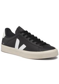 Veja Sneakersy Campo Chromefree CP051215B Czarny. Kolor: czarny. Materiał: skóra #7