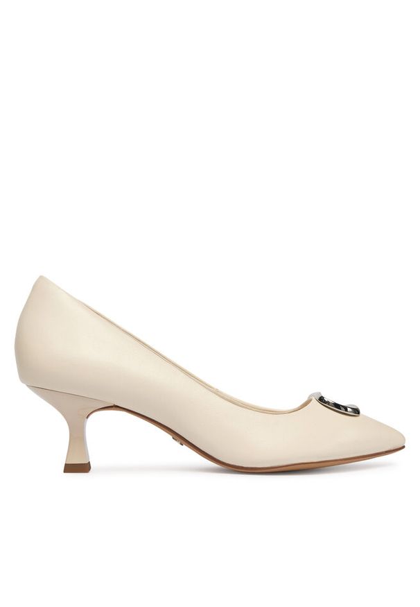 Czółenka Tamaris. Kolor: kremowy