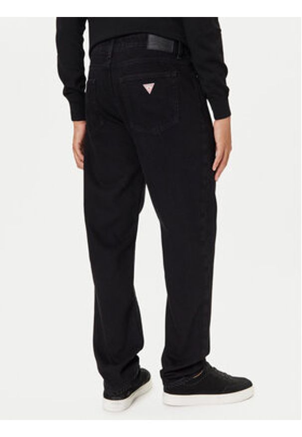 Guess Jeans Jeansy M5BA90 D5R51 Czarny Relaxed Fit. Kolor: czarny