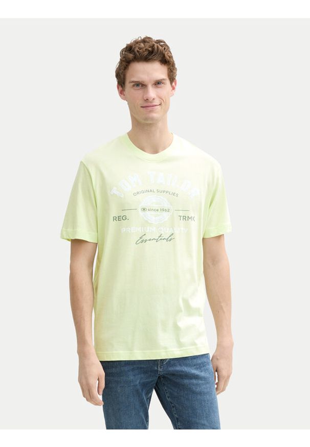 Tom Tailor T-Shirt 1037735 Zielony Regular Fit. Kolor: zielony. Materiał: bawełna
