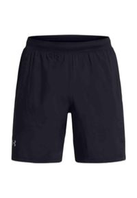 Spodenki do biegania męskie Under Armour Launch 7" reflective. Kolor: czarny. Sport: bieganie