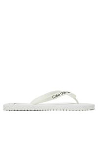 Calvin Klein Jeans Japonki Beach Sandal Transparent Tpu YM0YM01267 Biały. Kolor: biały #4
