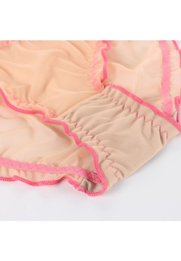 Intica - Majtki z niskim stanem z delikatnego materiału na ciepłe dni Violet. Stan: obniżony. Kolor: żółty. Materiał: materiał. Długość: długie