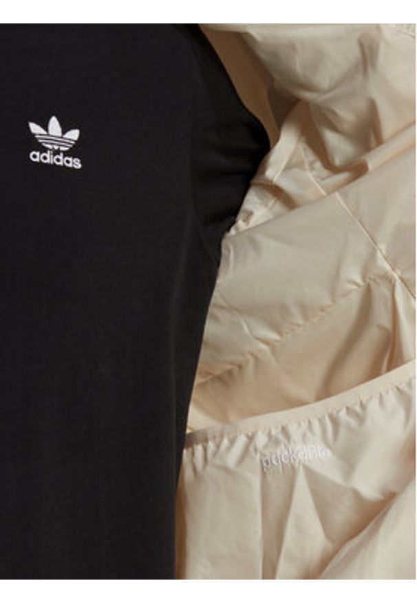 Adidas - adidas Kurtka przejściowa Padded Stand Collar HL9214 Beżowy Standard Fit. Kolor: beżowy. Materiał: syntetyk