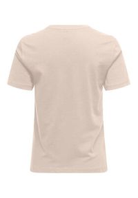 only - ONLY T-Shirt Polly 15317989 Różowy Regular Fit. Kolor: różowy. Materiał: bawełna #5