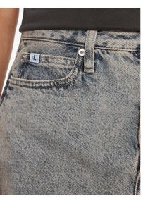 Calvin Klein Jeans Spódnica jeansowa J20J222502 Niebieski Regular Fit. Kolor: niebieski. Materiał: bawełna
