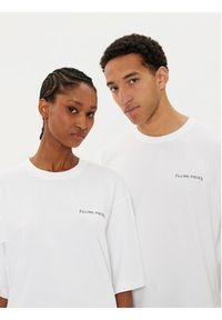 Filling Pieces T-Shirt Unisex 7441378 Biały Boxy Fit. Kolor: biały. Materiał: bawełna