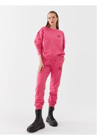 Pinko Bluza Maglia 101831 A162 Różowy Relaxed Fit. Kolor: różowy. Materiał: bawełna #4