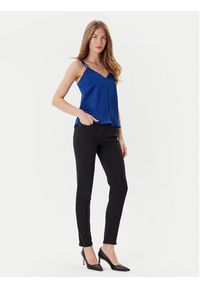 Morgan Top 242-OLAFI Niebieski Slim Fit. Kolor: niebieski. Materiał: syntetyk #5