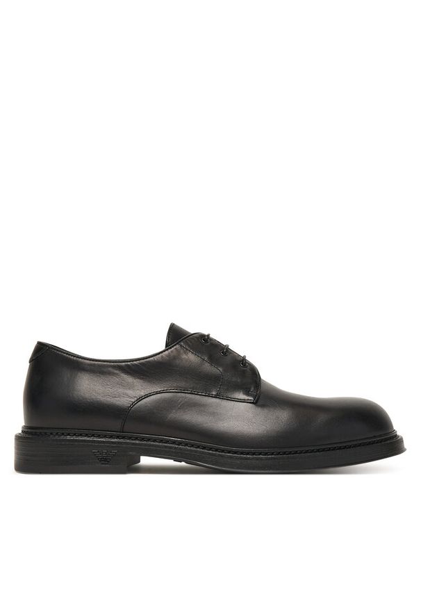 Półbuty Emporio Armani. Kolor: czarny
