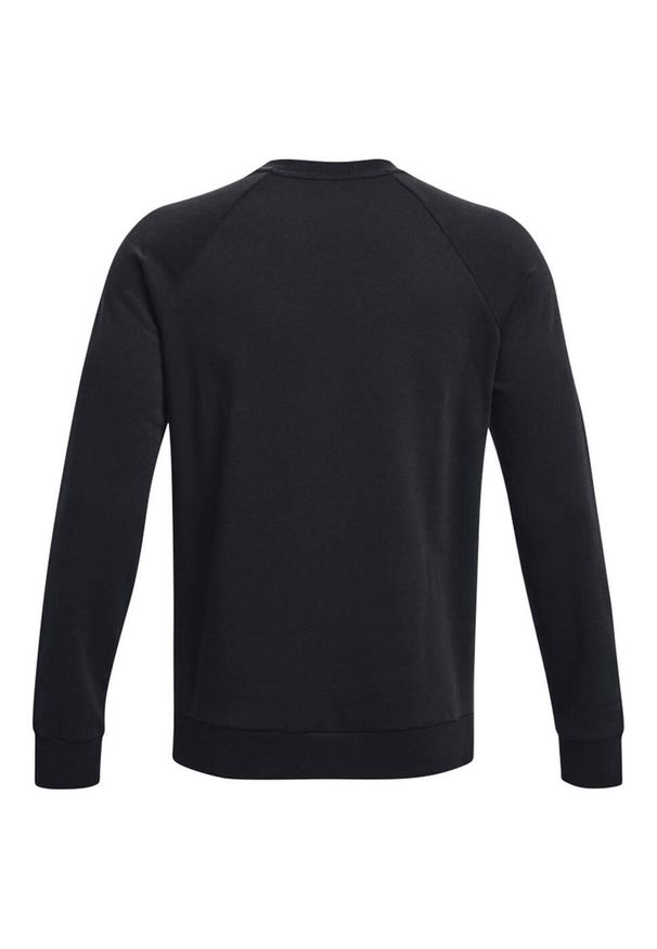 Under Armour - Męski Sweter Rival Fleece Z Okrągłym Dekoltem. Kolor: czarny