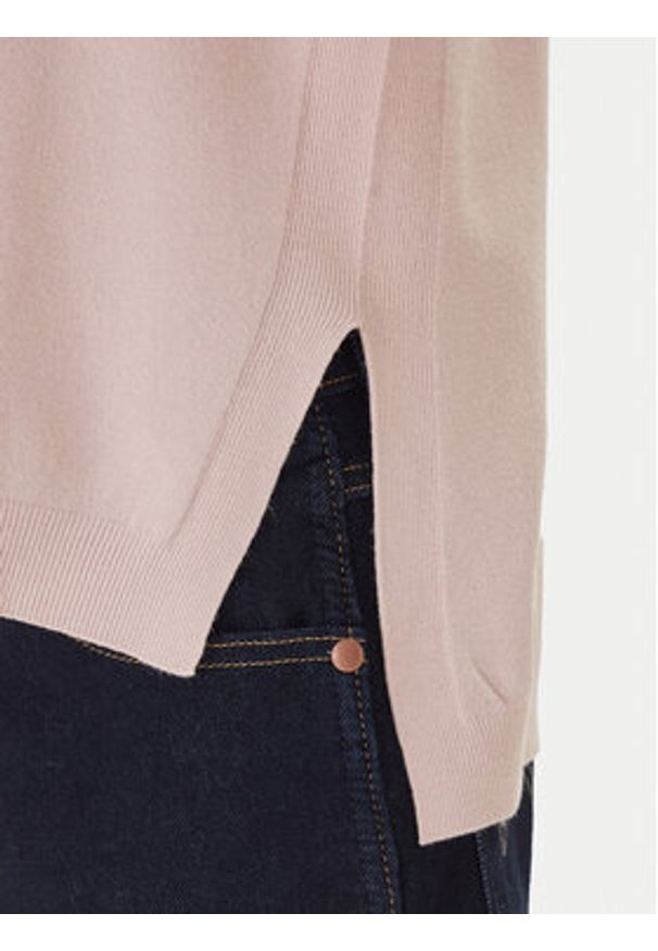 Kontatto Sweter 3M0800C Różowy Regular Fit. Kolor: różowy. Materiał: syntetyk