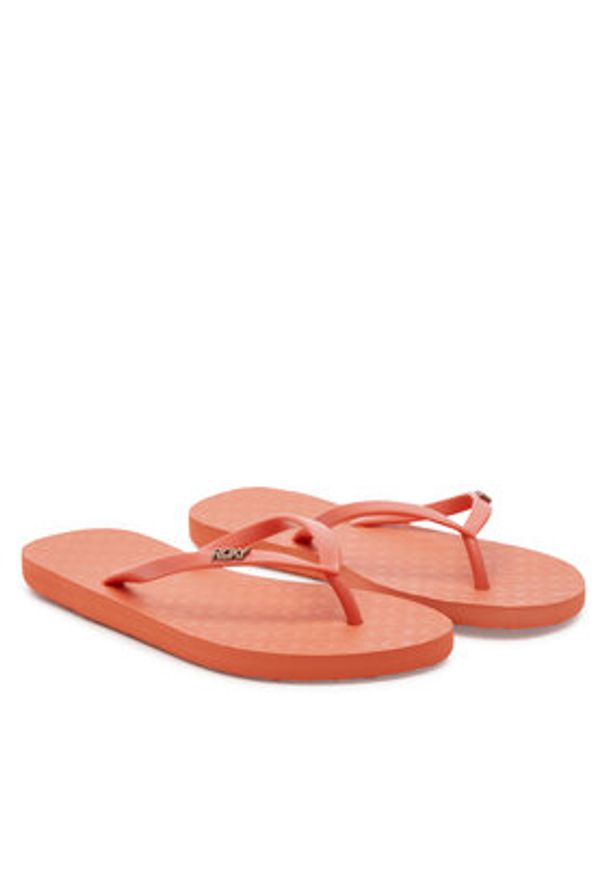 Roxy Japonki ARJL100663 Czerwony. Kolor: czerwony, pomarańczowy. Materiał: syntetyk