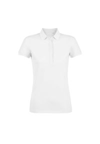 SOL'S - Damska koszulka polo Sol's Owen. Typ kołnierza: polo. Kolor: biały. Materiał: bawełna #1