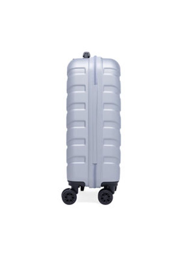 Gino Rossi Walizka kabinowa GIN-S-003-05-SILVER Srebrny. Kolor: srebrny. Materiał: materiał