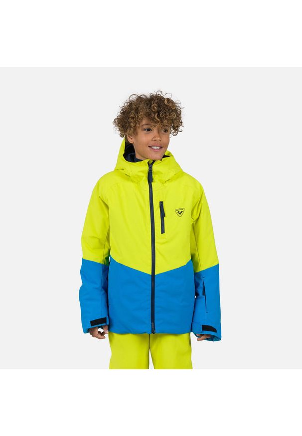Kurtka narciarska dziecięca Rossignol Wispile. Kolor: zielony. Sezon: zima. Sport: narciarstwo