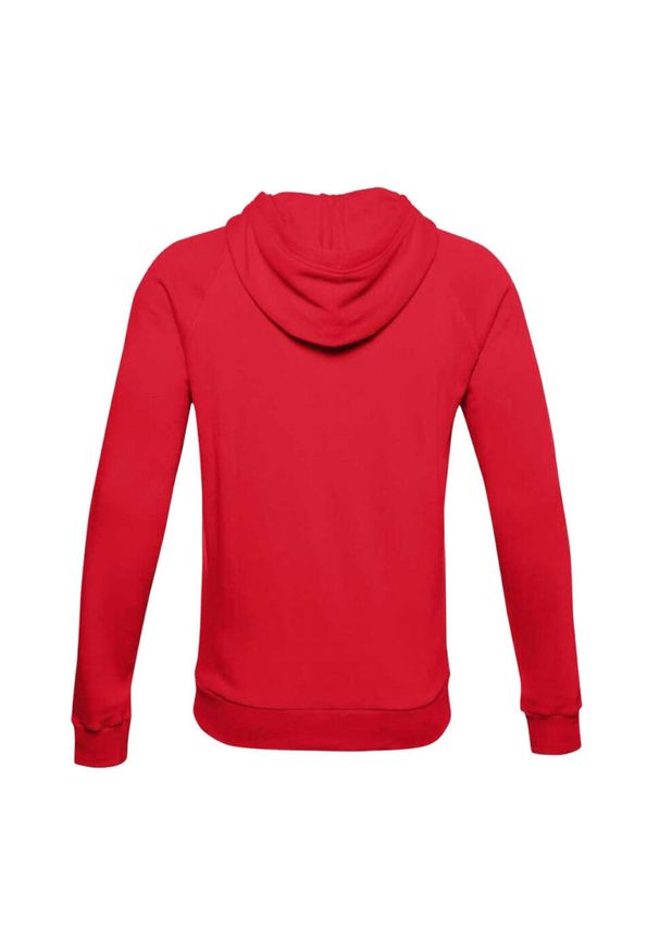 Under Armour - Męska Bluza Polarowa Rival. Kolor: czerwony. Materiał: polar