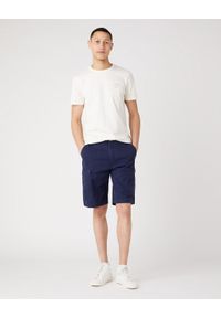 Wrangler - MĘSKIE SZORTY MATERIAŁOWE WRANGLER CASEY CARGO SHORTS LAKEPORT BLUE W1C350B08. Materiał: materiał #4