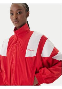 Adidas - adidas Bluza Blocked Washed KD8788 Czerwony Oversize. Kolor: czerwony. Materiał: syntetyk #5