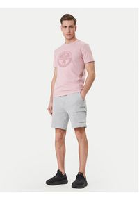Napapijri Szorty sportowe N-Box Logo NP0A4I59 Szary Relaxed Fit. Kolor: szary. Materiał: bawełna. Styl: sportowy #4