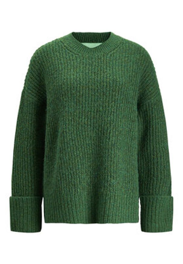 JJXX Sweter 12245453 Zielony Relaxed Fit. Kolor: zielony. Materiał: syntetyk