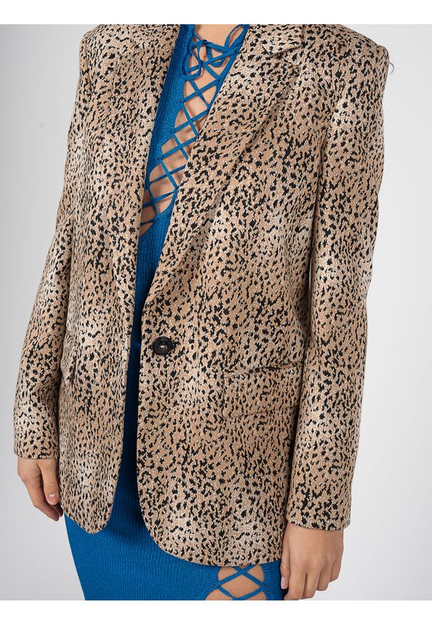 Pinko Marynarka "Erminia" | 1G186W A0AP | Kobieta | Wielokolorowy. Kolor: wielokolorowy. Materiał: elastan, poliamid, wiskoza