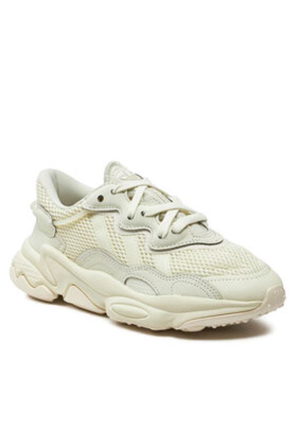 Adidas - adidas Sneakersy Ozweego Kids IE2781 Beżowy. Kolor: beżowy. Materiał: materiał