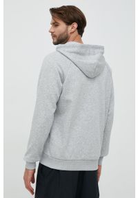Under Armour bluza męska kolor szary z kapturem gładka 1357111-424. Okazja: na co dzień. Typ kołnierza: kaptur. Kolor: szary. Materiał: dzianina. Wzór: gładki. Styl: casual #5