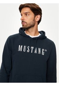 Mustang Bluza Bronson 1014687 Granatowy Regular Fit. Kolor: niebieski. Materiał: bawełna #5