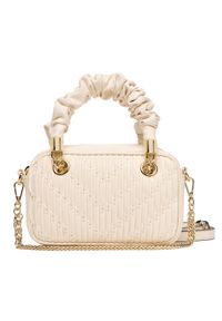 Aldo Torebka Safira 13934898 Beżowy. Kolor: beżowy. Materiał: skórzane