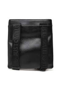 Just Cavalli Saszetka 78QA4B12 ZSB81 Czarny. Kolor: czarny. Materiał: skóra