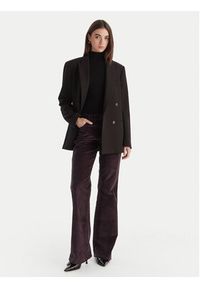 Pinko - PINKO Spodnie materiałowe Old Velvet 105662 A2WS Fioletowy Regular Fit. Kolor: fioletowy. Materiał: bawełna #3