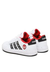 Adidas - adidas Sneakersy Grand Court X Marvel Spider-Man IG7169 Biały. Kolor: biały. Materiał: syntetyk. Wzór: motyw z bajki