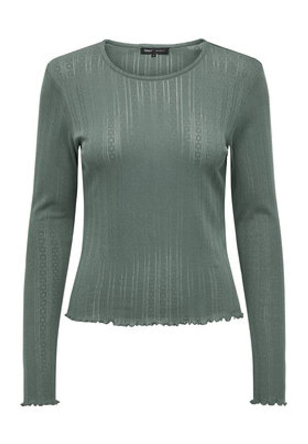 only - ONLY Bluzka Carlotta 15291987 Zielony Regular Fit. Kolor: zielony. Materiał: bawełna