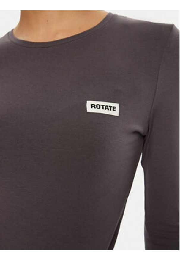 ROTATE Bluzka 114096 Szary Regular Fit. Kolor: szary. Materiał: syntetyk, bawełna