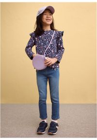 bonprix - Bluzka z długim rękawem z czystej bawełny organicznej (3 szt.). Typ kołnierza: kołnierz z falbankami. Kolor: niebieski. Materiał: bawełna. Długość rękawa: długi rękaw. Długość: długie #2