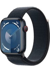 APPLE - Smartwatch Apple Watch 9 GPS + Cellular 45mm Midnight Alu Sport Loop Granatowy (MRMF3QP/A). Rodzaj zegarka: smartwatch. Kolor: niebieski. Styl: sportowy #1