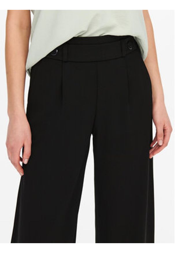 JDY Spodnie materiałowe Geggo 15208430 Czarny Wide Leg. Kolor: czarny. Materiał: syntetyk