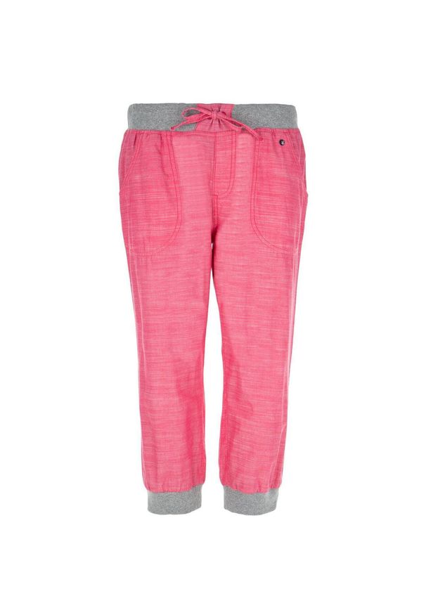 ZENZIMAT - Damskie spodnie 3/4 LOAP Neela, 100% bawełna, S. Kolor: wielokolorowy, szary, fioletowy. Materiał: bawełna