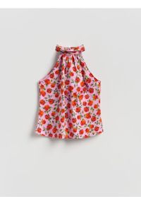 Reserved - Wzorzysta bluzka z wiskozy - wielobarwny. Materiał: wiskoza #1