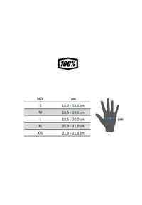Rękawiczki rowerowe 100% R-Core Gloves. Kolor: niebieski