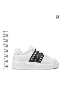 TwinSet - TWINSET Sneakersy Sneaker 242GCJ018 M Biały. Kolor: biały. Materiał: skóra #3