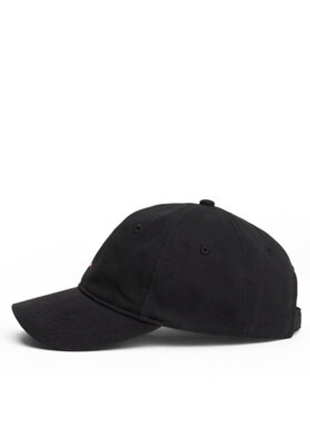 TOMMY HILFIGER - Tommy Hilfiger Czapka z daszkiem Th Flag Soft 6 Panel AW0AW17781 Czarny. Kolor: czarny. Materiał: bawełna, materiał