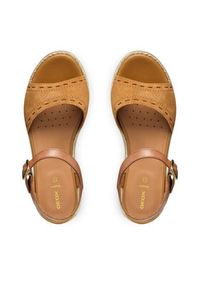 Geox Espadryle D Eolie D55SRB 02243 C6001 Brązowy. Kolor: brązowy. Materiał: zamsz, skóra #4