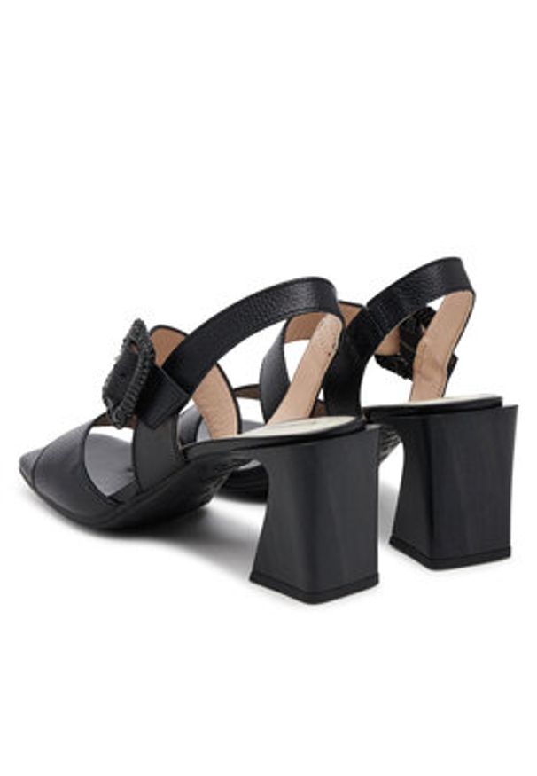 Hispanitas Sandały Miami HV253908 Czarny. Kolor: czarny. Materiał: skóra